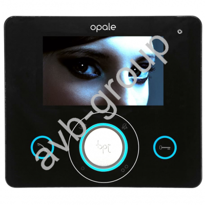  Абонентское устройство OPALE WIDE с цветным сенсорным 4,3" дисплеем, цвет чёрный лак 
